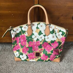 Floral Canvas Tote Bag